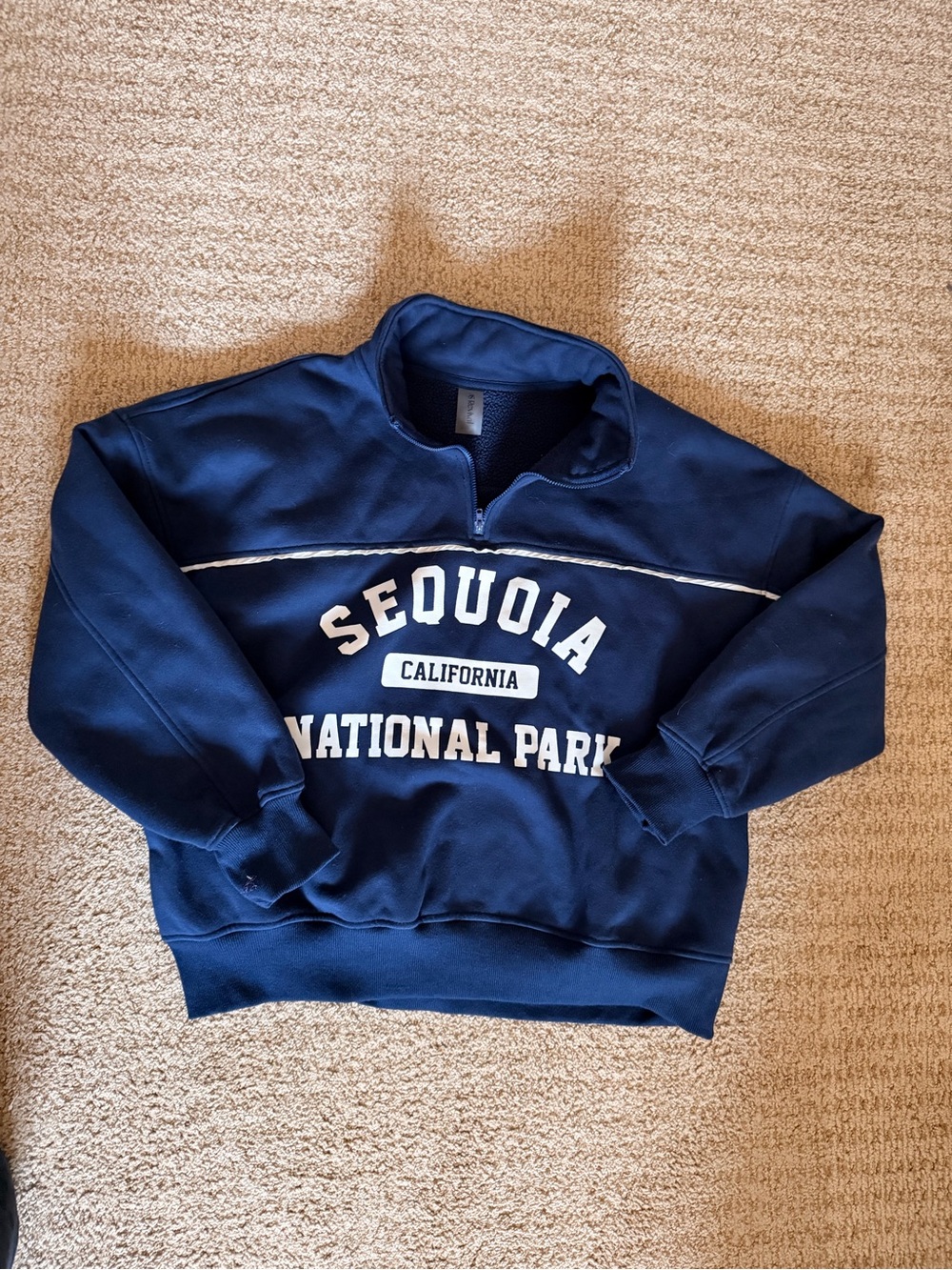 Sequoia National Park Navy Quarter-Zip Sweatshirt